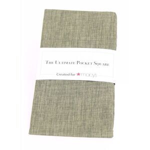 ULTIMATE POCKET SQUARE Mens Sage Tonal Pocket Square
